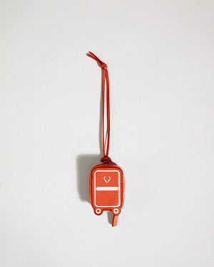 Heritage Leather AirPods Case in Coral