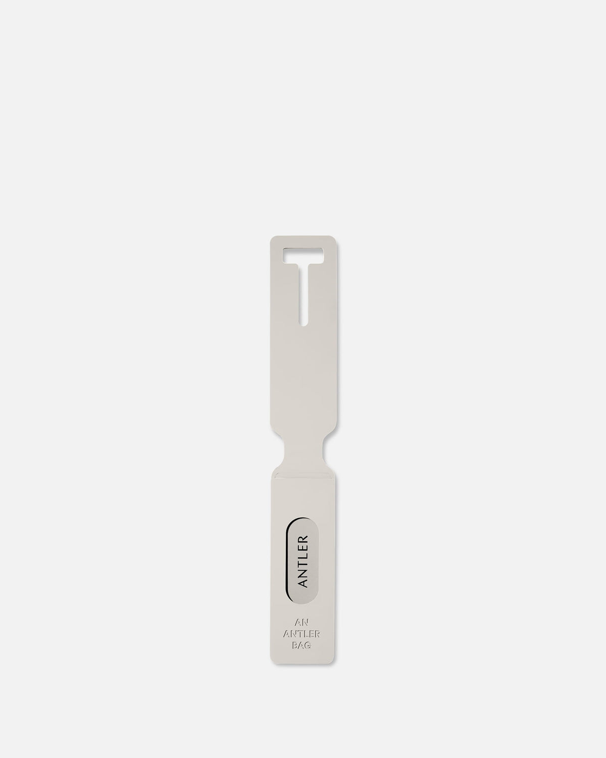 Luggage Tag in Taupe