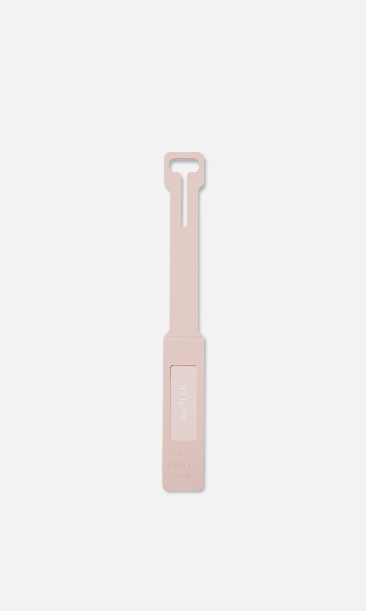 Luggage Tag in Moorland Pink