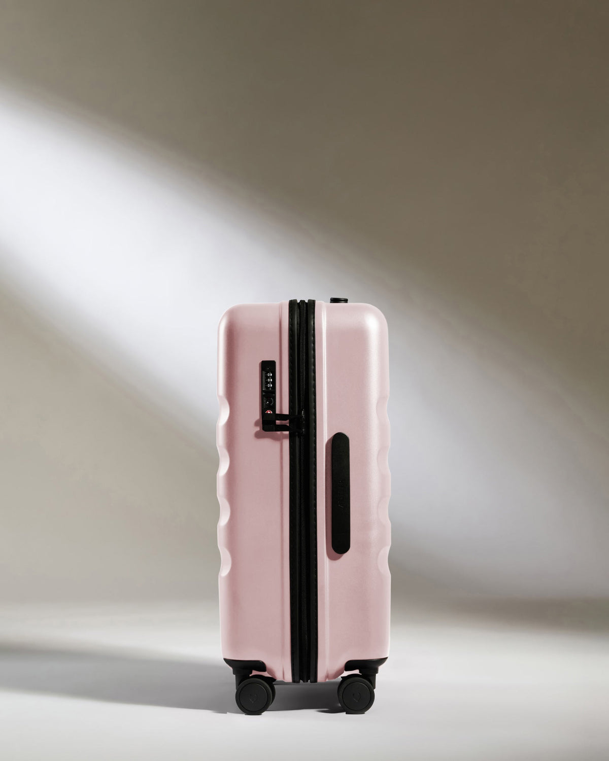 Large Carry-on Luggage in Moorland Pink - Icon Stripe