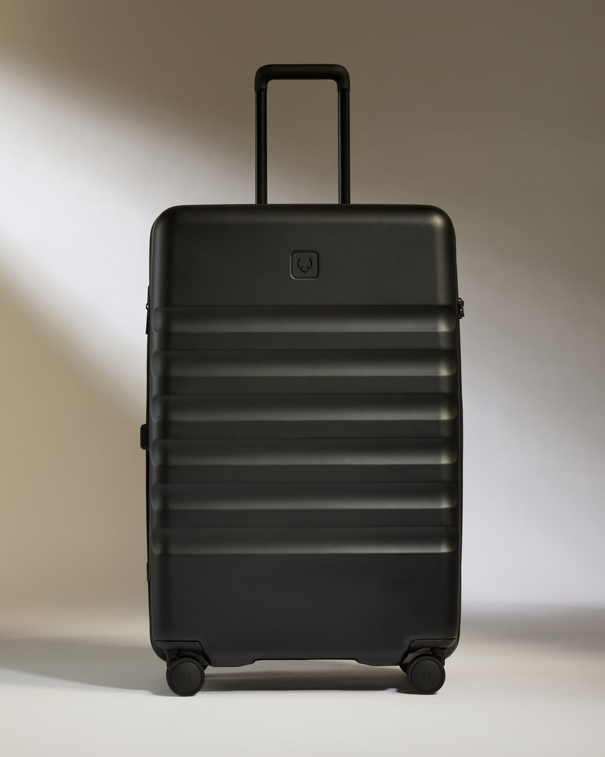 Expandable Carry-on Luggage Set in Black - Icon Stripe