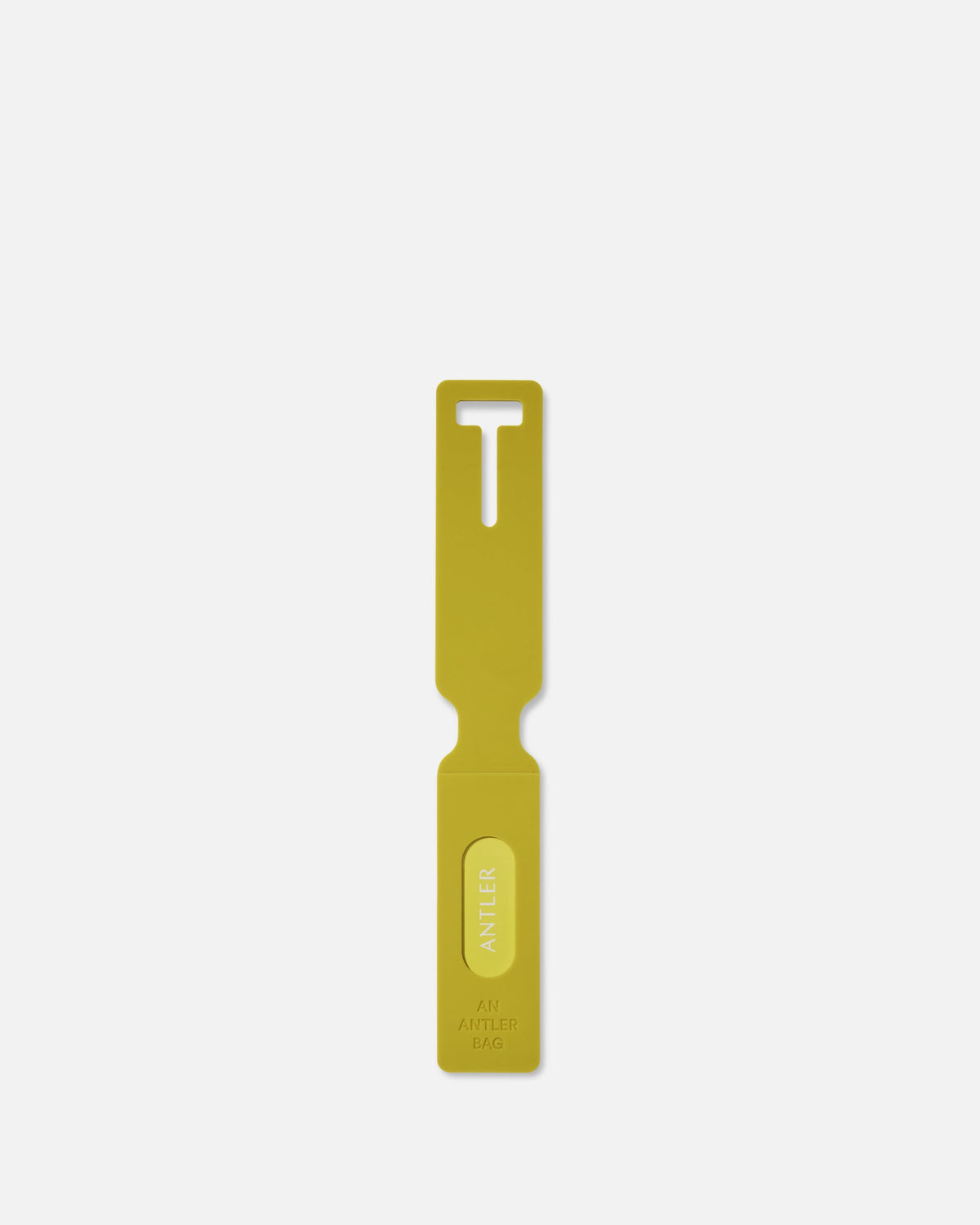 Luggage Tag in Gorse Yellow