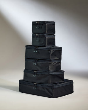 Packing Cubes in Navy Blue - Set of 6