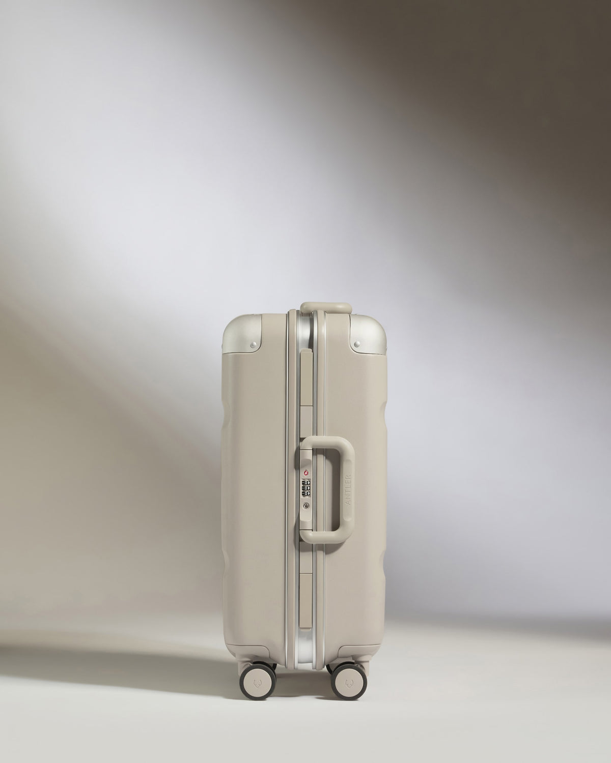 Carry-On Luggage in Sandstone - Heritage Stripe