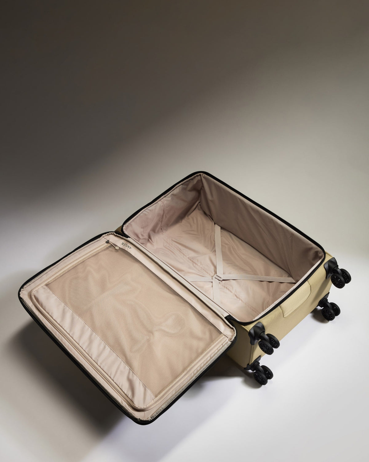 Lightest Expandable Carry-on Luggage Set in Sand - Soft Stripe 2.0