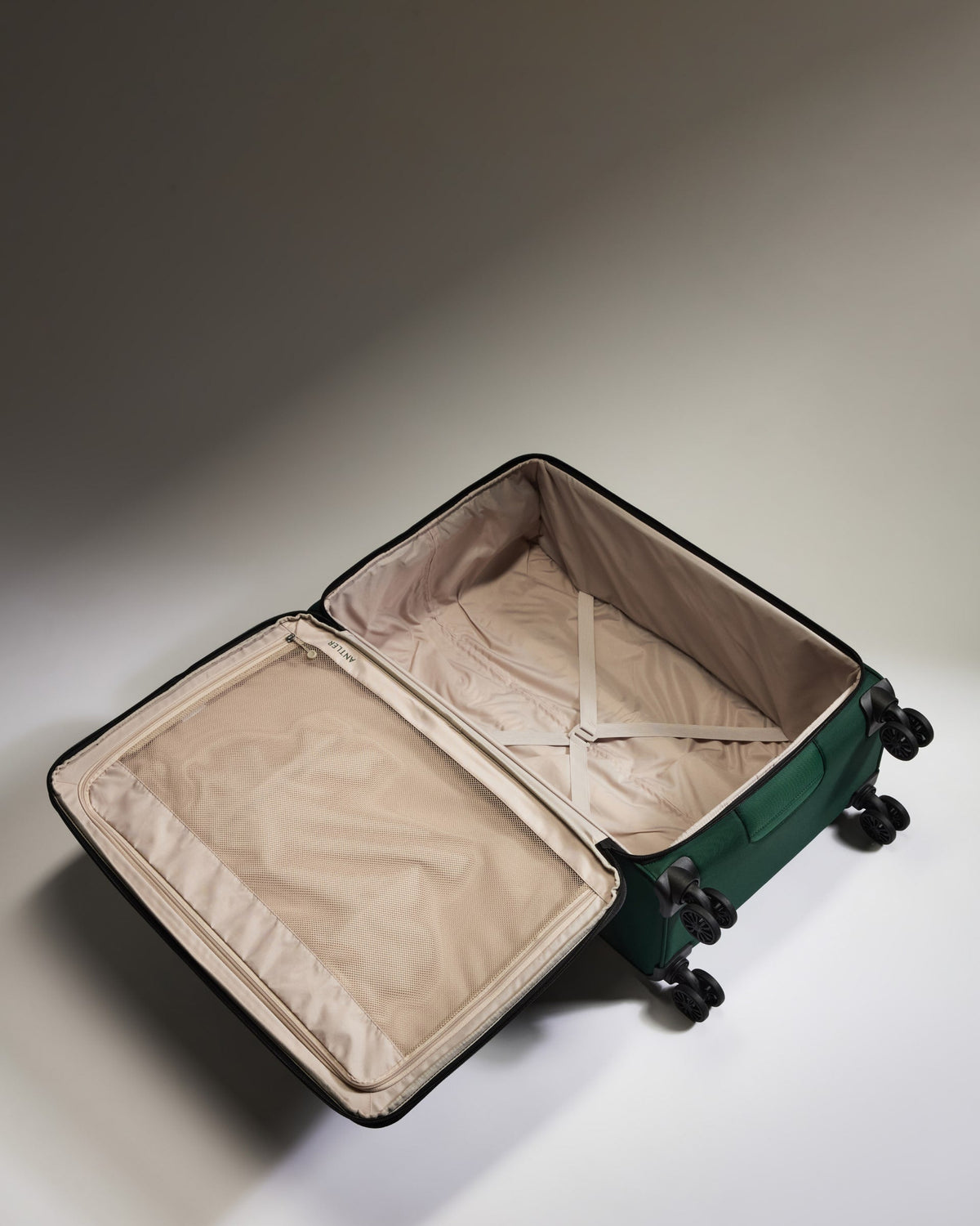 Lightest Large Luggage in Antler Green - Soft Stripe 2.0