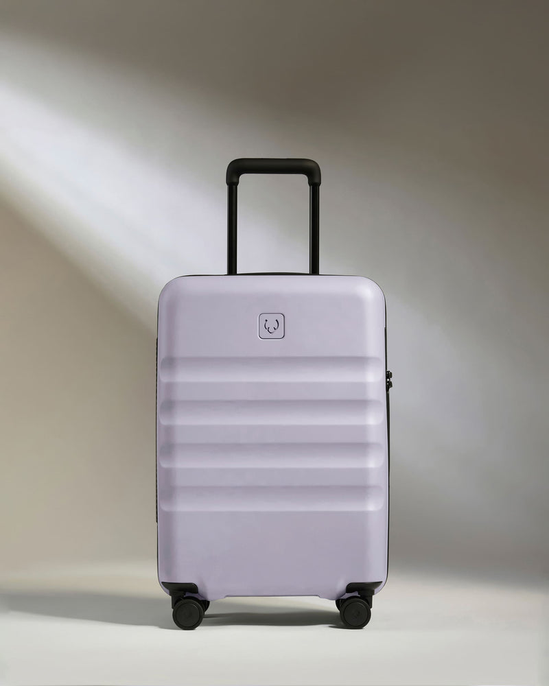 Large Carry-on Luggage in Meadow Purple - Icon Stripe