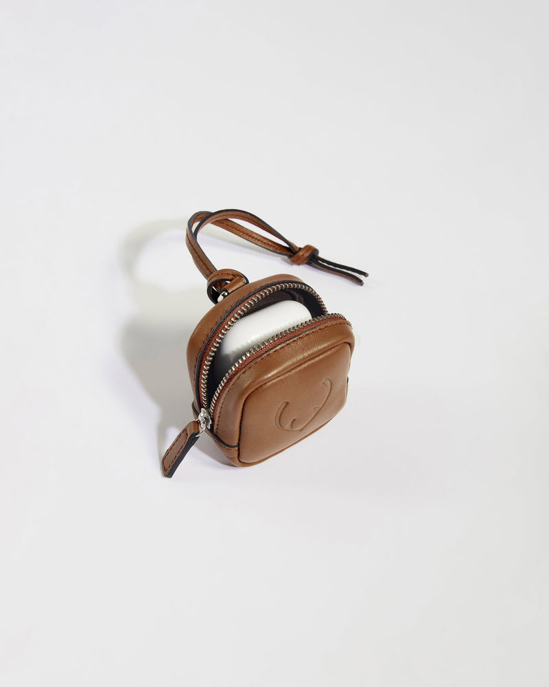 Heritage Leather AirPods Case in Tan