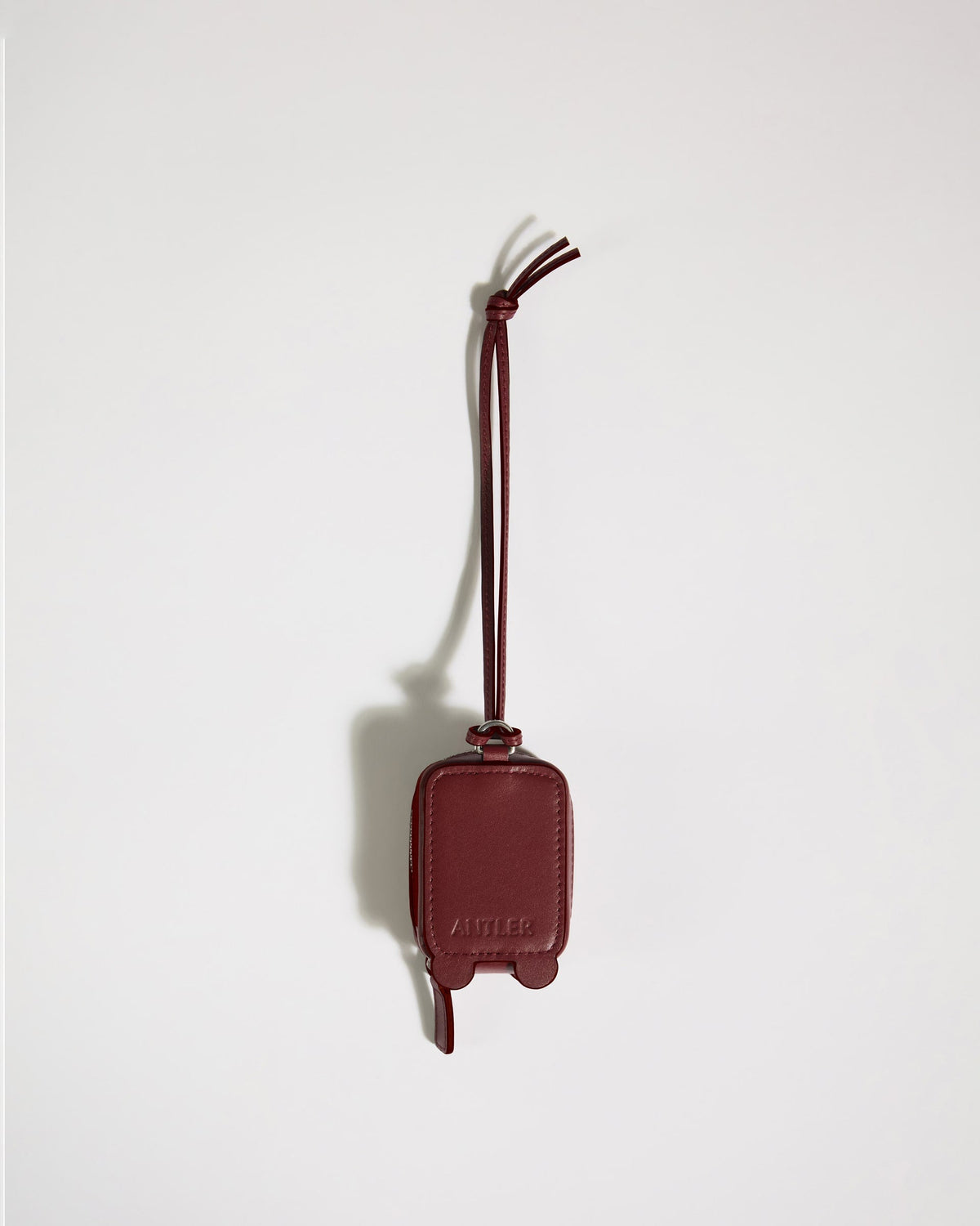 Heritage Leather AirPods Case in Cedar Red