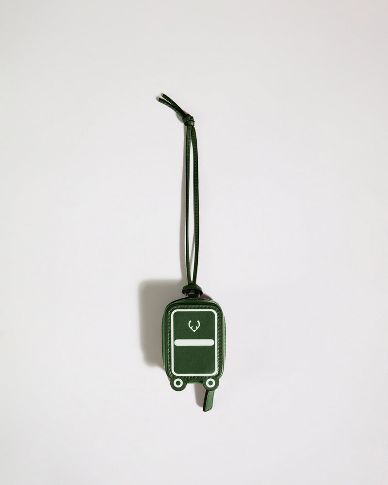 Heritage Leather AirPods Case in Green