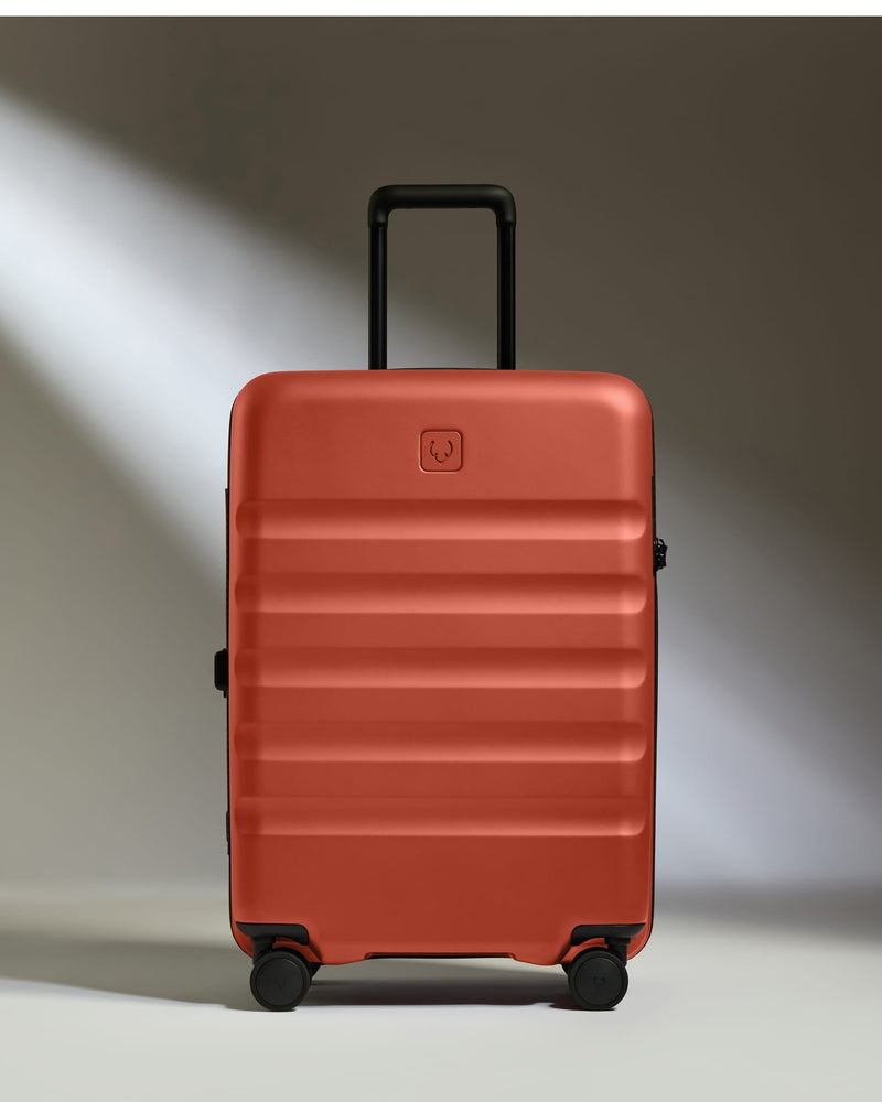 Medium Luggage in Buckthorn Red - Icon Stripe