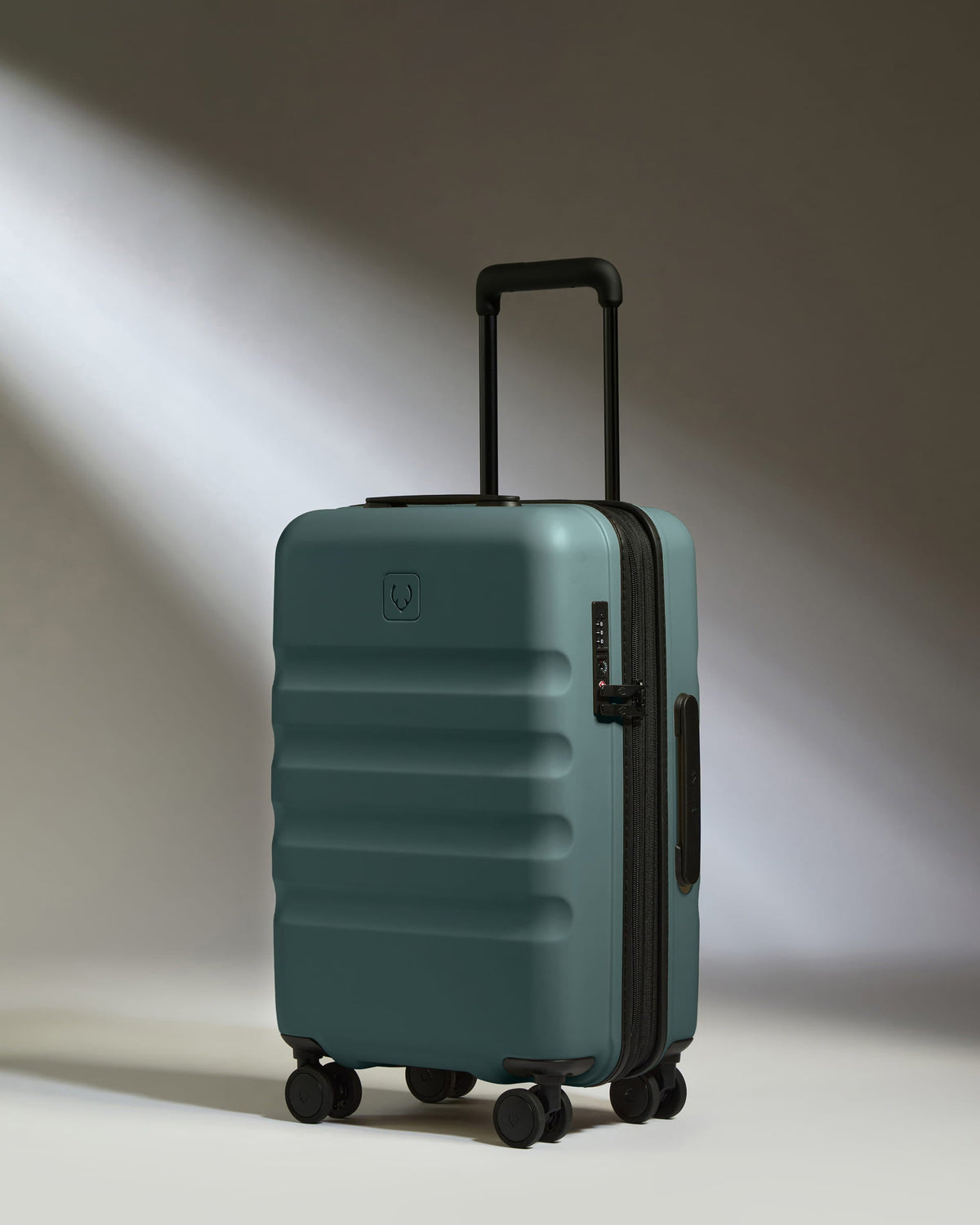 Expandable Carry-on Luggage in Glade Blue - Icon Stripe