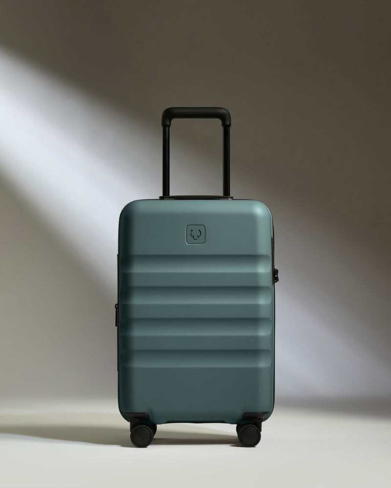 Expandable Carry-on Luggage in Glade Blue - Icon Stripe