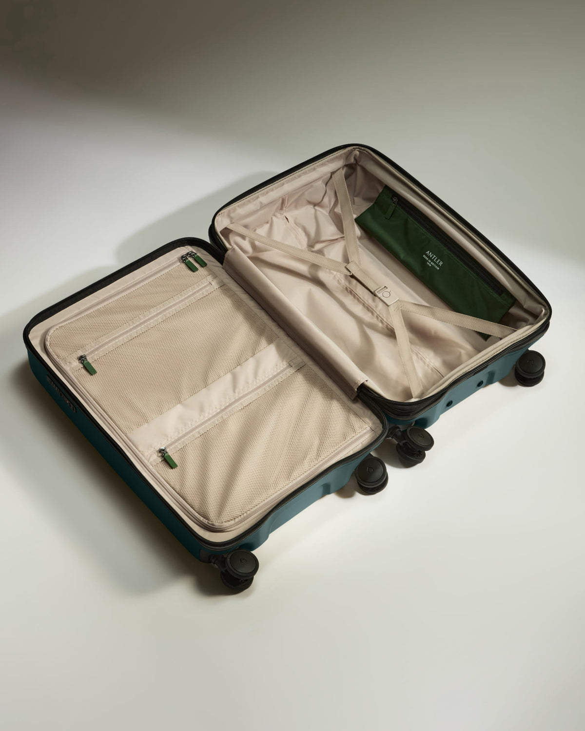 Large Carry-on Luggage Set in Glade Blue - Icon Stripe