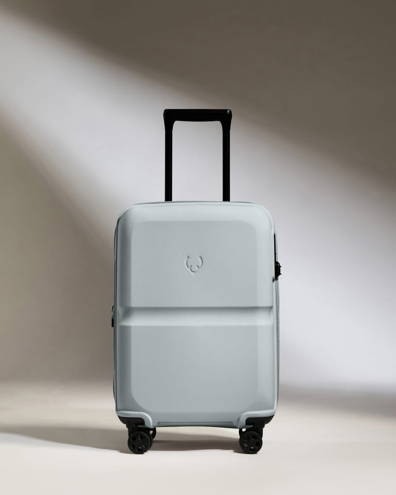 Expandable Carry-on Luggage in Salt Blue - Single Stripe