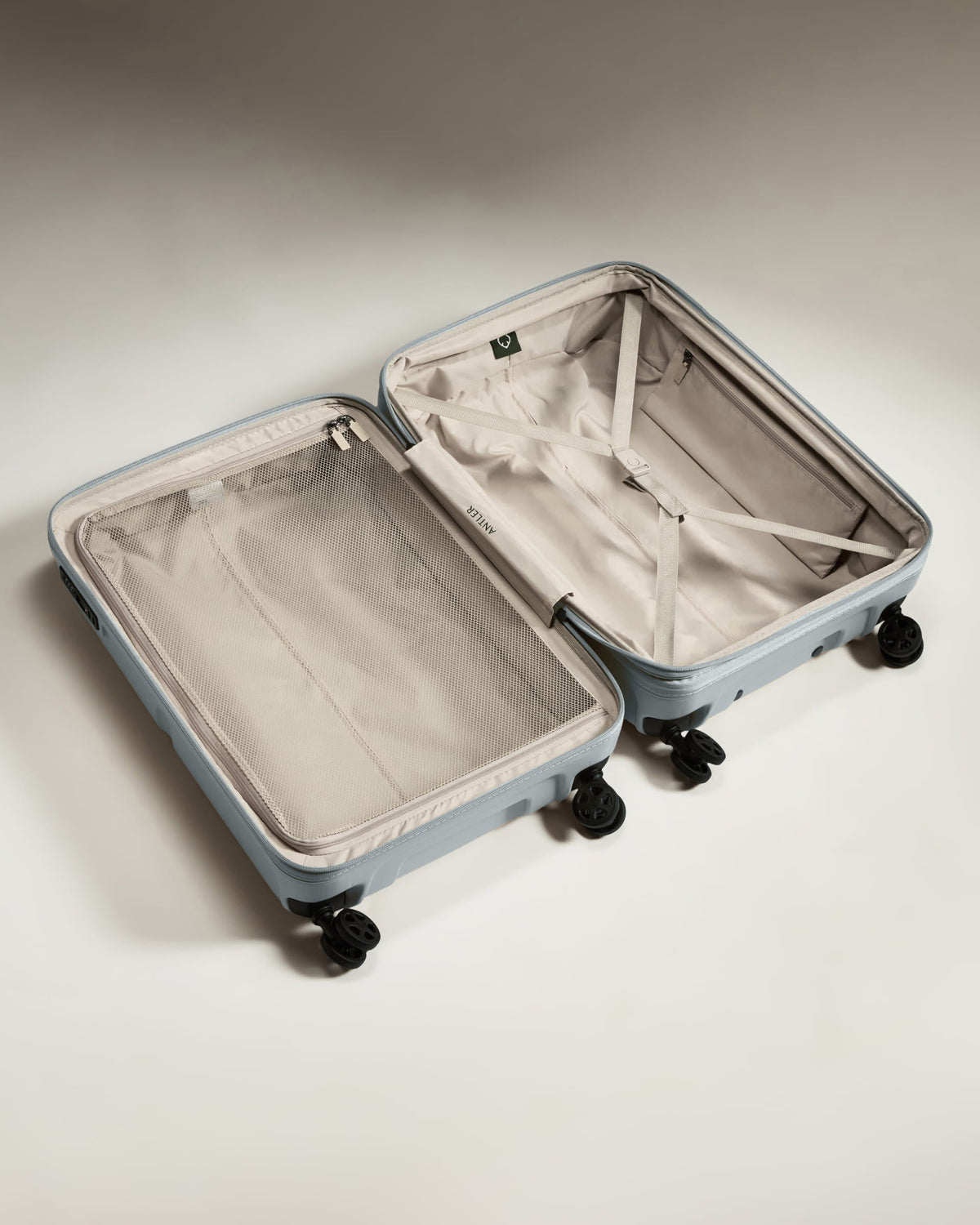 Medium Luggage in Salt Blue - Single Stripe