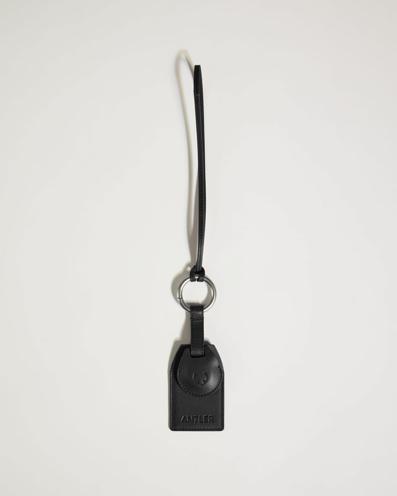 Heritage AirTag Holder & Luggage Tag in Black