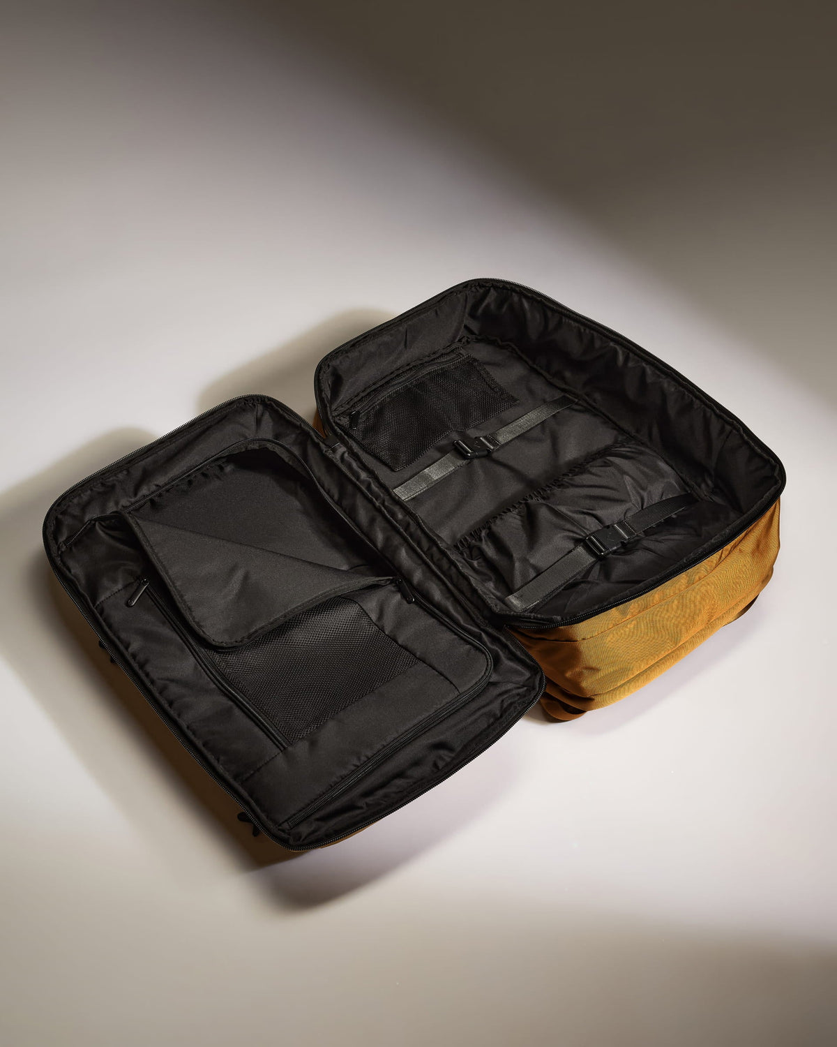 Discovery 60L Hybrid Duffle Backpack in Mustard Yellow
