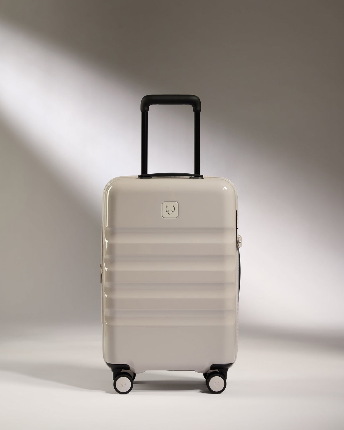 Expandable Carry-on Luggage in Taupe Gloss - Icon Stripe
