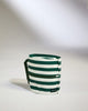 Stripe Poolside Pouch in Green- Summer Capsule