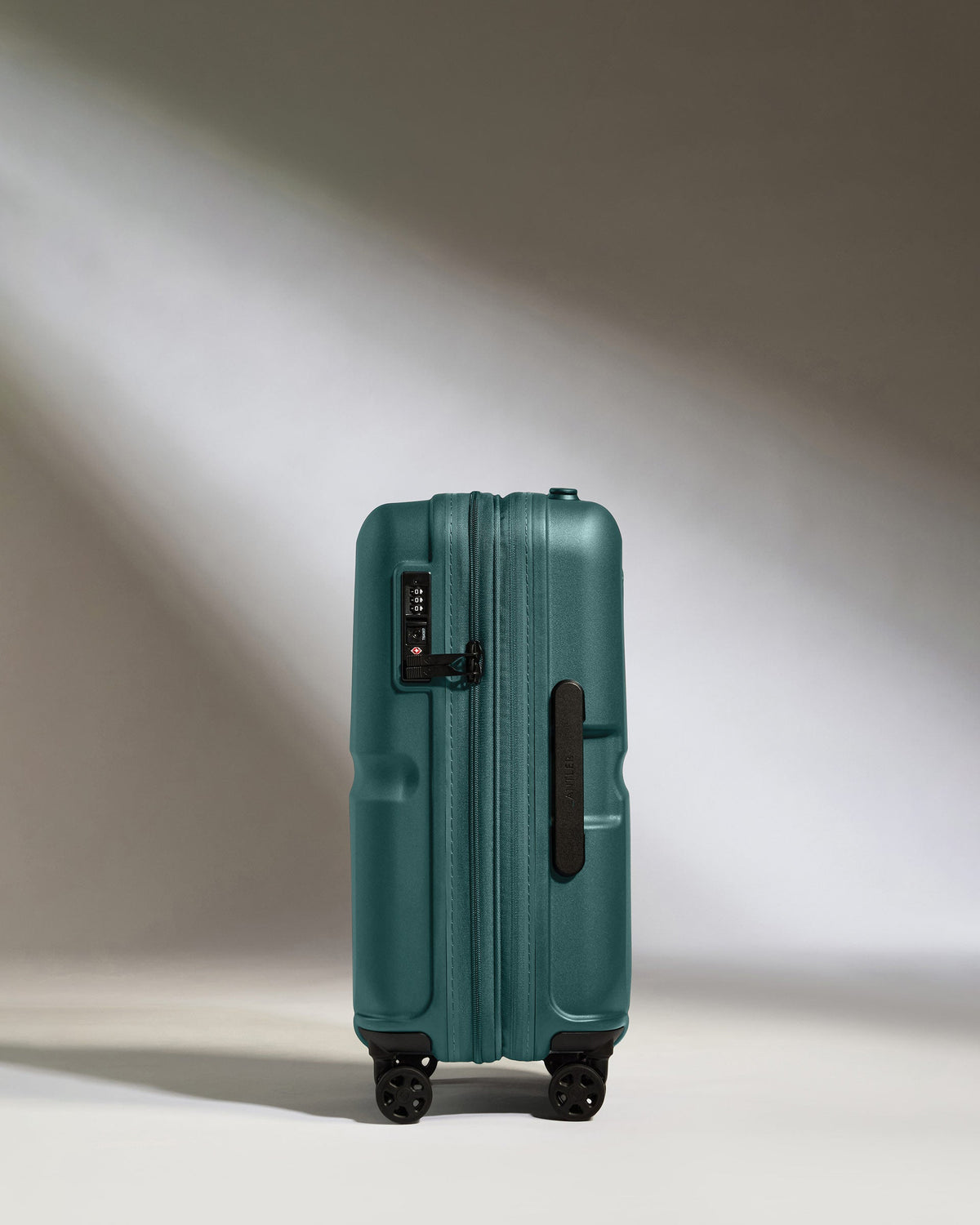 Expandable Carry-on Luggage in Marsh Blue - Single Stripe