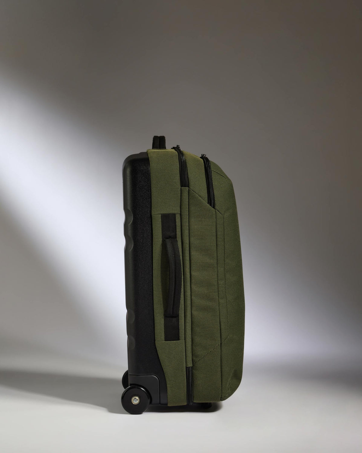 Antler Weave Wheeled Duffel in Olive Green