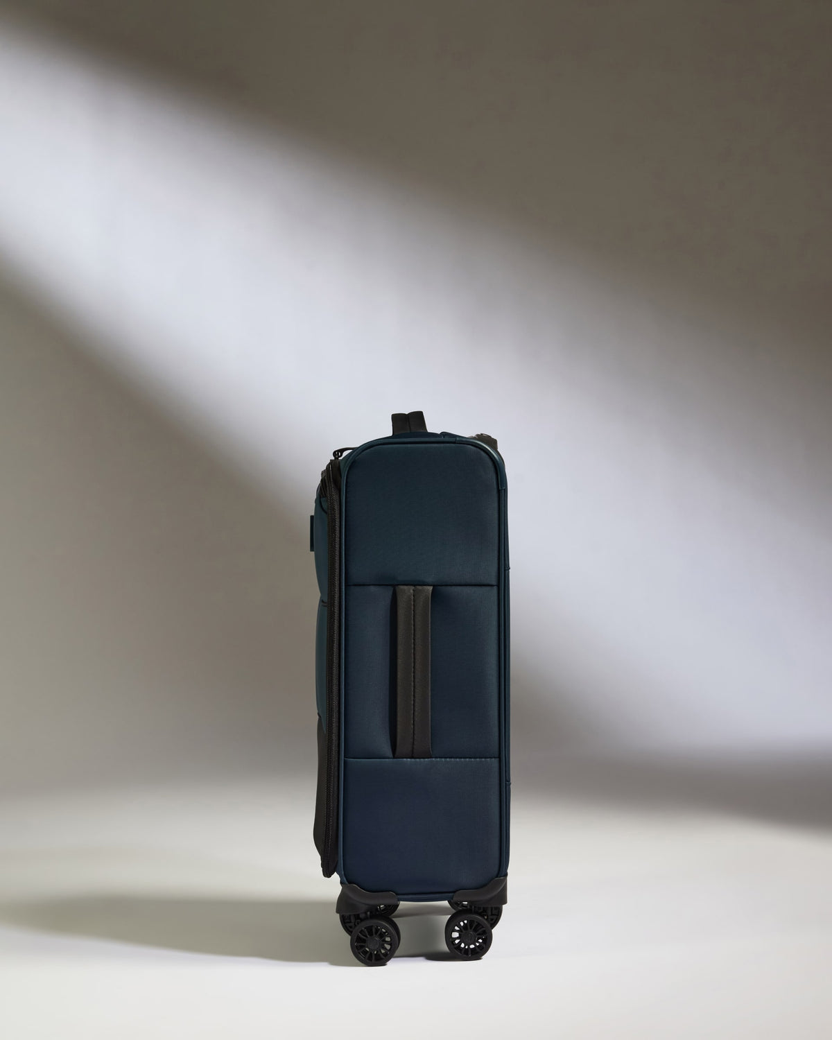 Lightest Expandable Carry-on Luggage in Indigo Blue - Soft Stripe 2.0