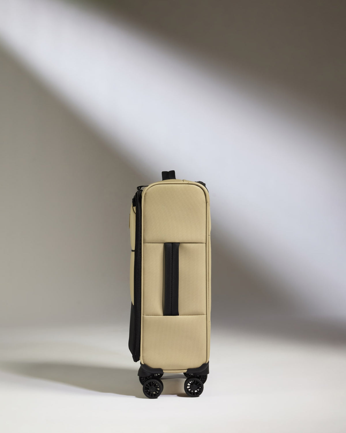 Lightest Expandable Carry-on Luggage in Sand - Soft Stripe 2.0